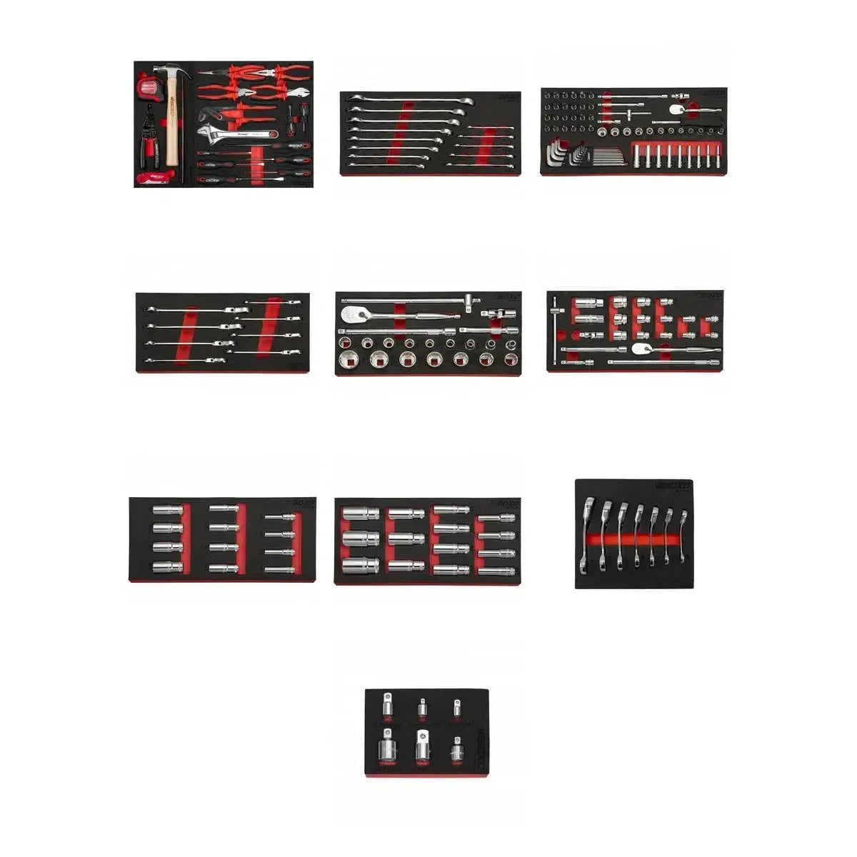 Boxo SAE 12-Point Master Tool Set | Advanced, 186-Pieces