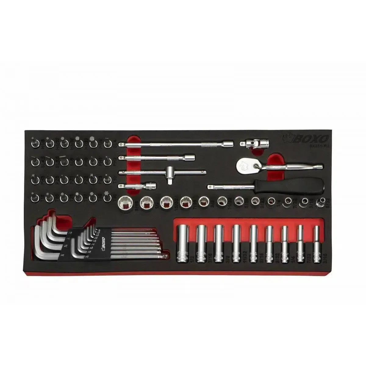 Boxo SAE 6-Point Master Tool Set | Elite,  225-Pieces
