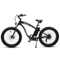 UL Certified-Ecotric Hammer Electric Fat Tire Beach Snow Bike-Matt Black