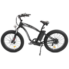 UL Certified-Ecotric Hammer Electric Fat Tire Beach Snow Bike-Matt Black