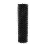 Aleko Galvanized Steel Chain Link Fence Fabric - 6 x 50 Feet - 9.5 AW Gauge - Black