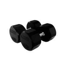 TROY COMMPAC-TSDR50 5-50 lb Rubber Dumbbell Set with Rack