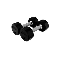 TROY COMMPAC-TSDR50 5-50 lb Rubber Dumbbell Set with Rack