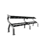 TROY COMMPAC-TSDU50 5-50 lb 12-Sided Urethane Dumbbell Set with Rack