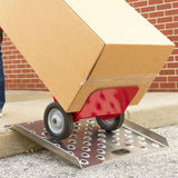 Aluminum Curb Ramp with Heavy-Duty Traction - 750 lb. Cap