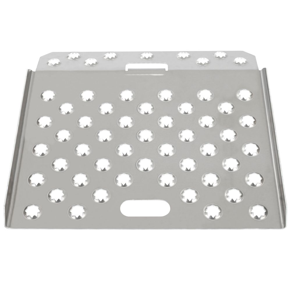 Aluminum Curb Ramp with Heavy-Duty Traction - 750 lb. Cap