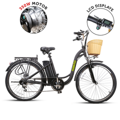 NAKTO Camel City Cruiser Step-Thru Electric Bicycle