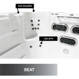 Canadian Spa Co. St. Lawrence 20ft 73-Jet 17-Person Swim Spa KS-10029