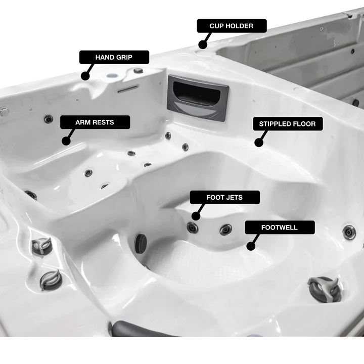 Canadian Spa Co. St. Lawrence 20ft 73-Jet 17-Person Swim Spa KS-10029