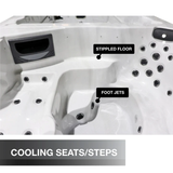 Canadian Spa Co. St. Lawrence 20ft 73-Jet 17-Person Swim Spa KS-10029