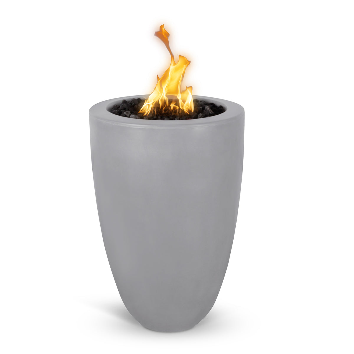 The Outdoor Plus Castillo Concrete Fire Pillar