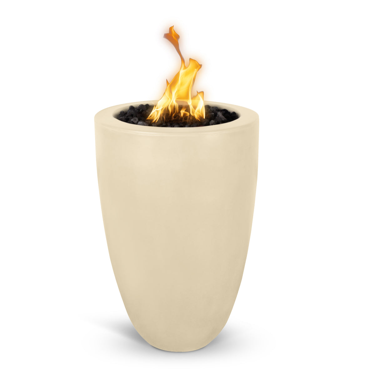 The Outdoor Plus Castillo Concrete Fire Pillar