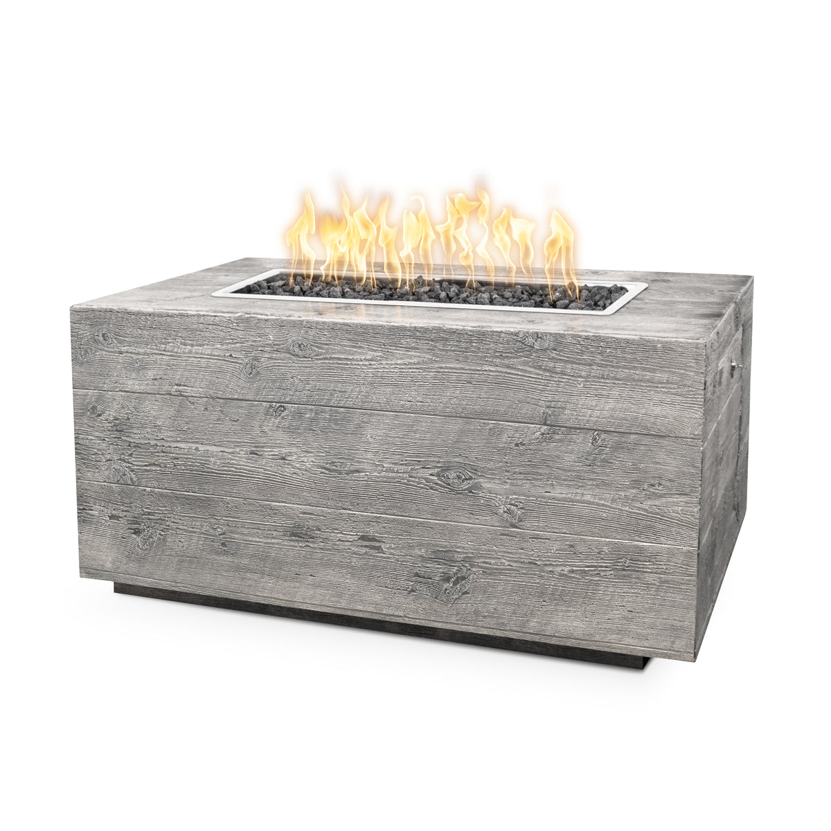 The Outdoor Plus Catalina Wood Grain Fire Pit
