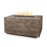 The Outdoor Plus Catalina Wood Grain Fire Pit