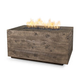 The Outdoor Plus Catalina Wood Grain Fire Pit