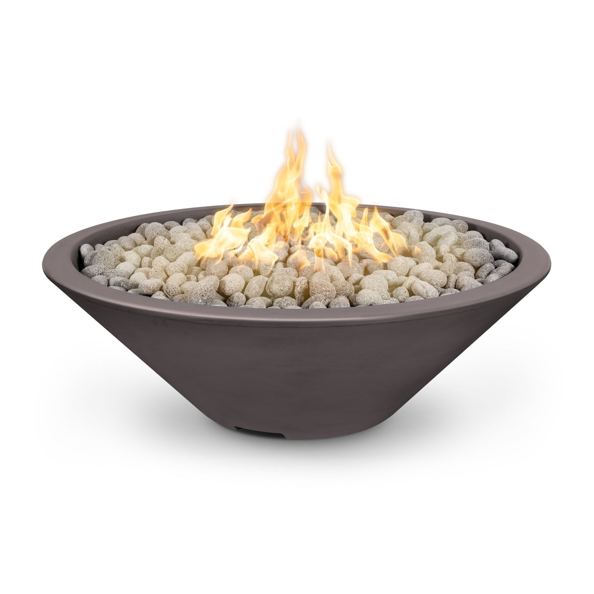 The Outdoor Plus Cazo Concrete Fire Pit - Narrow Lip plus Free Cover