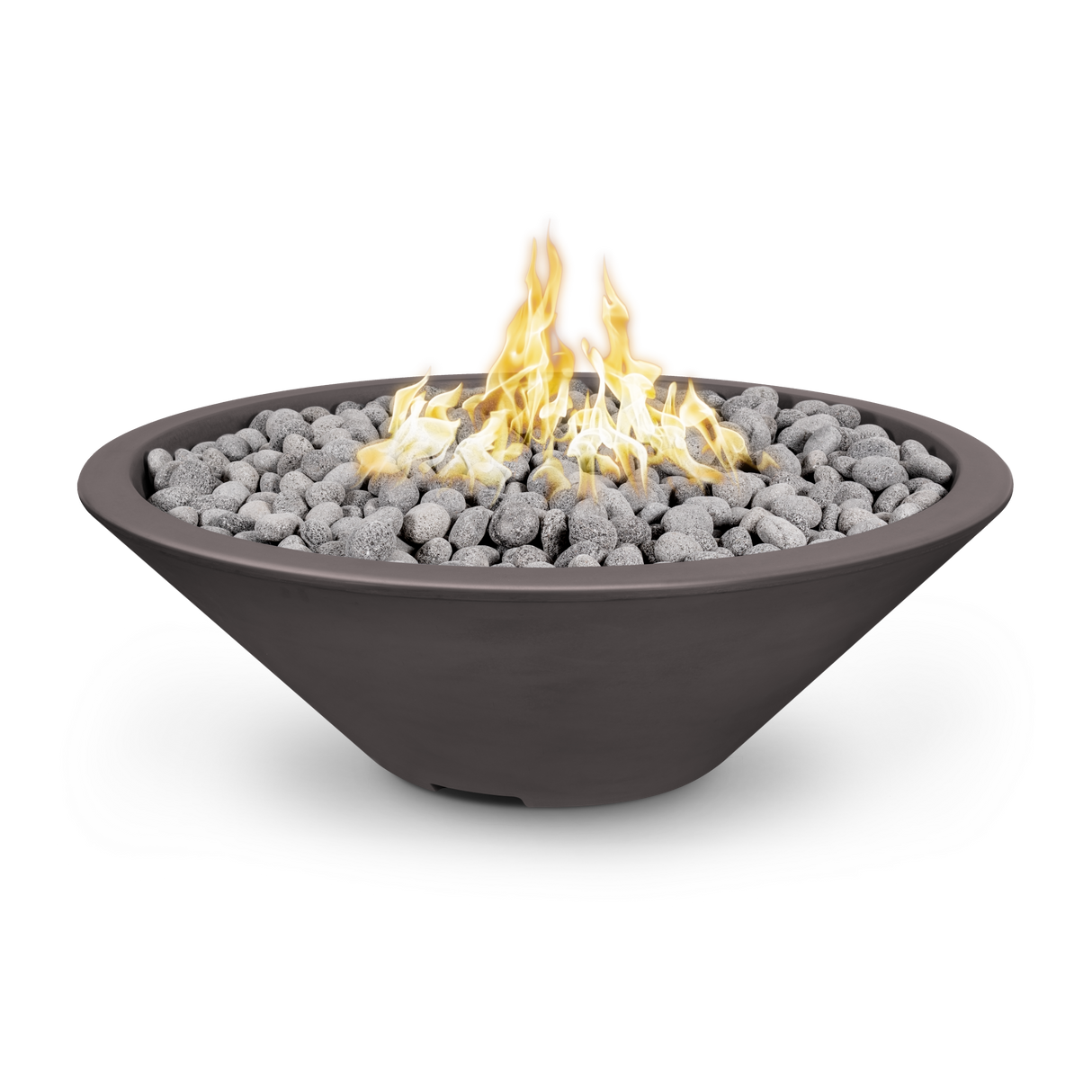 The Outdoor Plus Cazo Concrete Fire Pit - Narrow Lip plus Free Cover