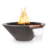 The Outdoor Plus Cazo Concrete Fire & Water Bowl plus Free Cover