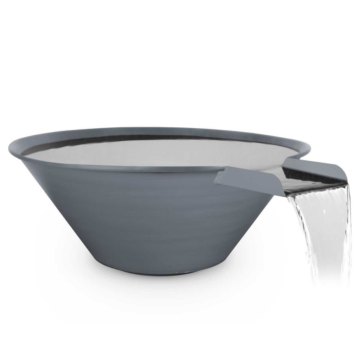 The Outdoor Plus Cazo Powdercoated Steel Water Bowl plus Free Cover