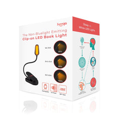 Hooga Amber Clip-On Book Light