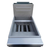 Forno Commerciale Natural Gas Deep Fryer, 3 Burners 90,000 BTU, 40 lbs, Millivolt Control