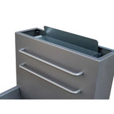Forno Commerciale Natural Gas Deep Fryer, 3 Burners 90,000 BTU, 40 lbs, Millivolt Control