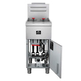 Forno Commerciale Propane Gas Deep Fryer, 3 Burners 90,000 BTU, 40 lbs Oil Capacity
