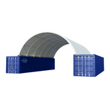 40'x40'x13' Shipping Container Canopy Shelter