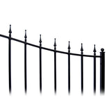 Aleko Steel Single Swing Driveway Gate - MUNICH Style - 12 x 6 Feet