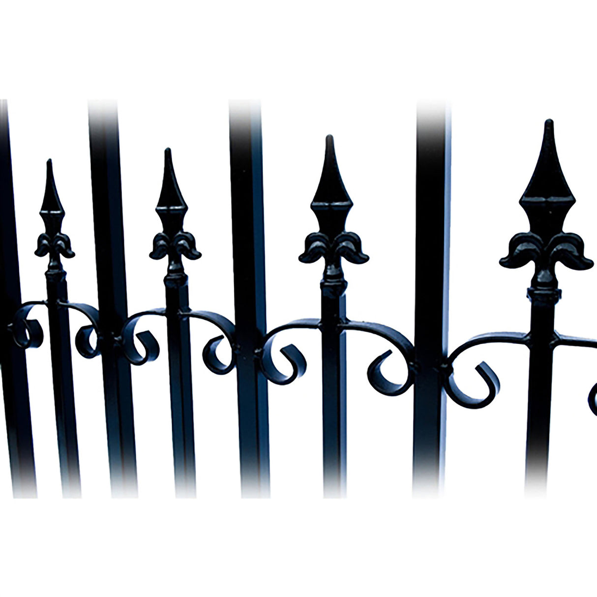 Aleko Automated Steel Dual Swing Driveway Gate and Gate Opener Complete Kit – ETL Listed - Venice Style – 12 x 6 Feet