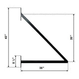 Aleko Steel Sliding Driveway Gate - DUBLIN Style - 14 x 6 Feet