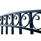 Aleko Steel Single Swing Driveway Gate - DUBLIN Style - 14 x 6 Feet