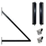 Aleko Automated Steel Sliding Driveway Gate and Gate Opener Complete Kit – LONDON Style – 12 x 6 Feet