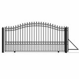 Aleko Steel Sliding Driveway Gate - LONDON Style - 14 x 6 Feet