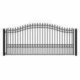 Aleko Steel Single Swing Driveway Gate - LONDON Style - 14 x 6 Feet