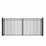 Aleko Steel Dual Swing Driveway Gate - MADRID Style - 14 x 6 Feet