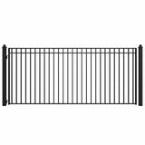 Aleko Steel Single Swing Driveway Gate - MADRID Style - 14 x 6 Feet