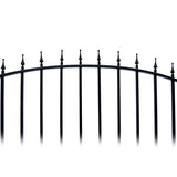 Aleko Steel Single Swing Driveway Gate - MUNICH Style - 14 x 6 Feet