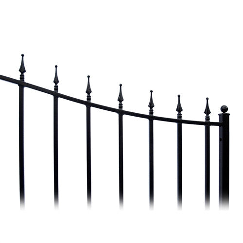 Aleko Steel Single Swing Driveway Gate - MUNICH Style - 14 x 6 Feet