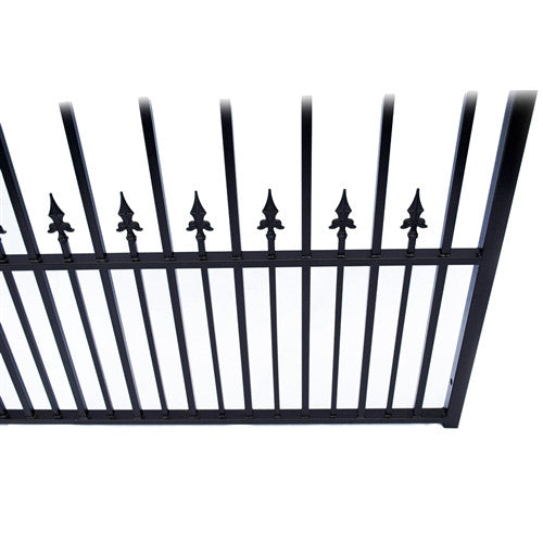 Aleko Steel Single Swing Driveway Gate - MUNICH Style - 14 x 6 Feet