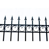 Aleko Steel Dual Swing Driveway Gate - OSLO Style - 14 x 6 Feet