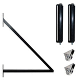 Aleko Automated Steel Sliding Driveway Gate and Gate Opener Complete Kit – ST. LOUIS Style – 14 x 6 Feet