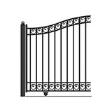 Aleko Slide Steel Driveway Gate - DUBLIN Style - 16 x 6 Feet