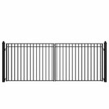 Aleko Steel Dual Swing Driveway Gate - MADRID Style - 16 x 6 Feet