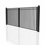 Aleko Steel Dual Swing Driveway Gate - MADRID Style - 16 x 6 Feet
