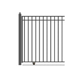 Aleko Automated Steel Sliding Driveway Gate and Gate Opener Complete Kit – MADRID Style – 16 x 6 Feet