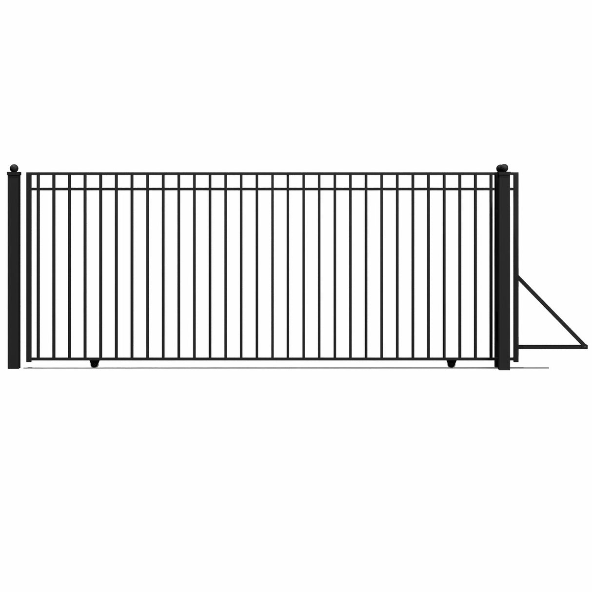 Aleko Slide Steel Driveway Gate - MADRID Style - 16 x 6 Feet
