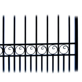 Aleko Steel Dual Swing Driveway Gate - MANHATTAN Style - 16 x 6 Feet