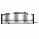 Aleko Steel Sliding Driveway Gate - LONDON Style - 18 x 6 Feet