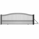 Aleko Steel Sliding Driveway Gate - PARIS Style - 18 x 6 Feet
